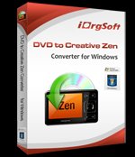 iOrgSoft DVD to Creative Zen Converter