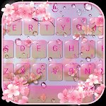 Pink Sakura Flower Keyboard theme cho Android